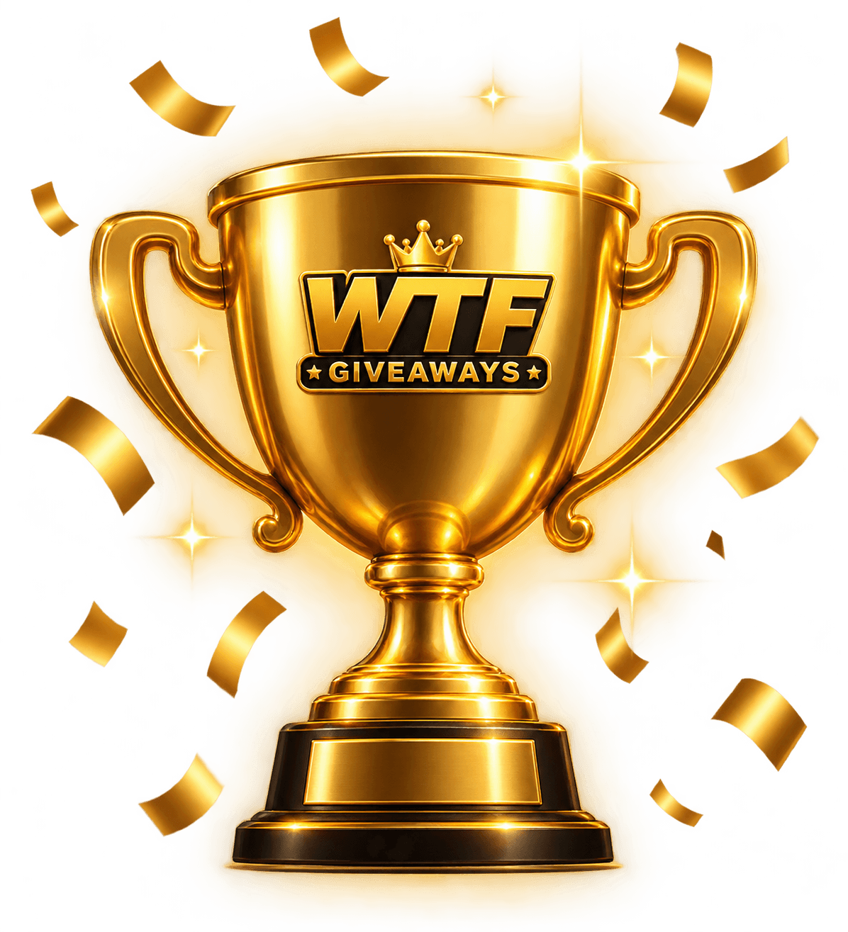 WTF Giveaways championship trophy