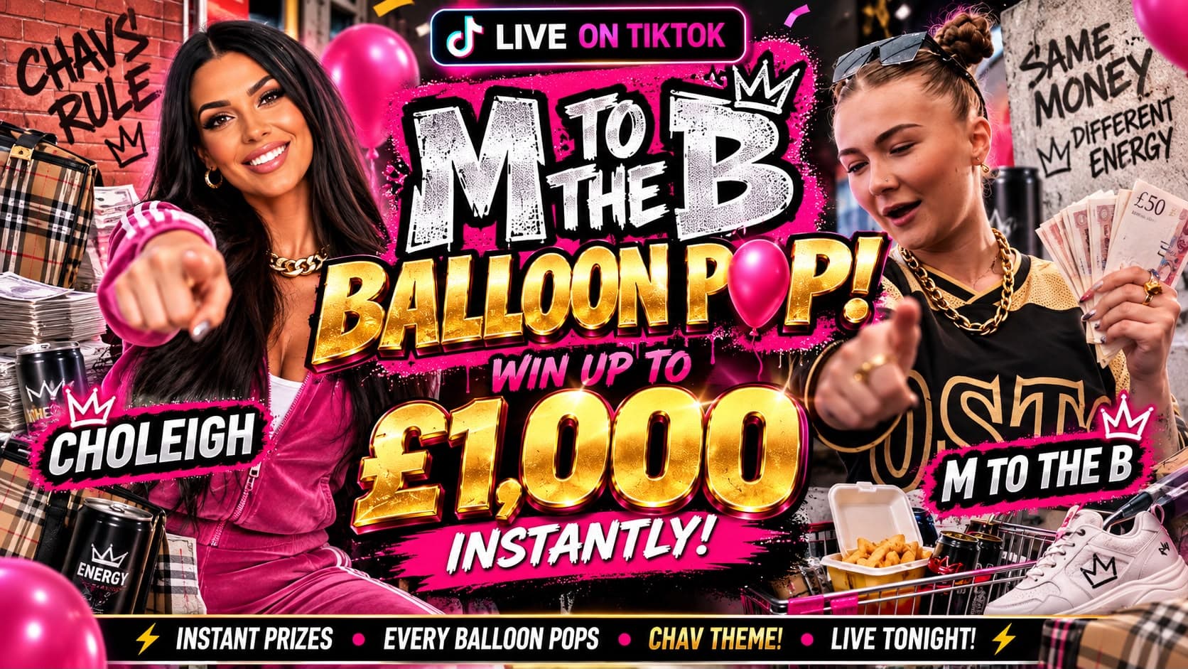 M to the B Balloon Pop!!