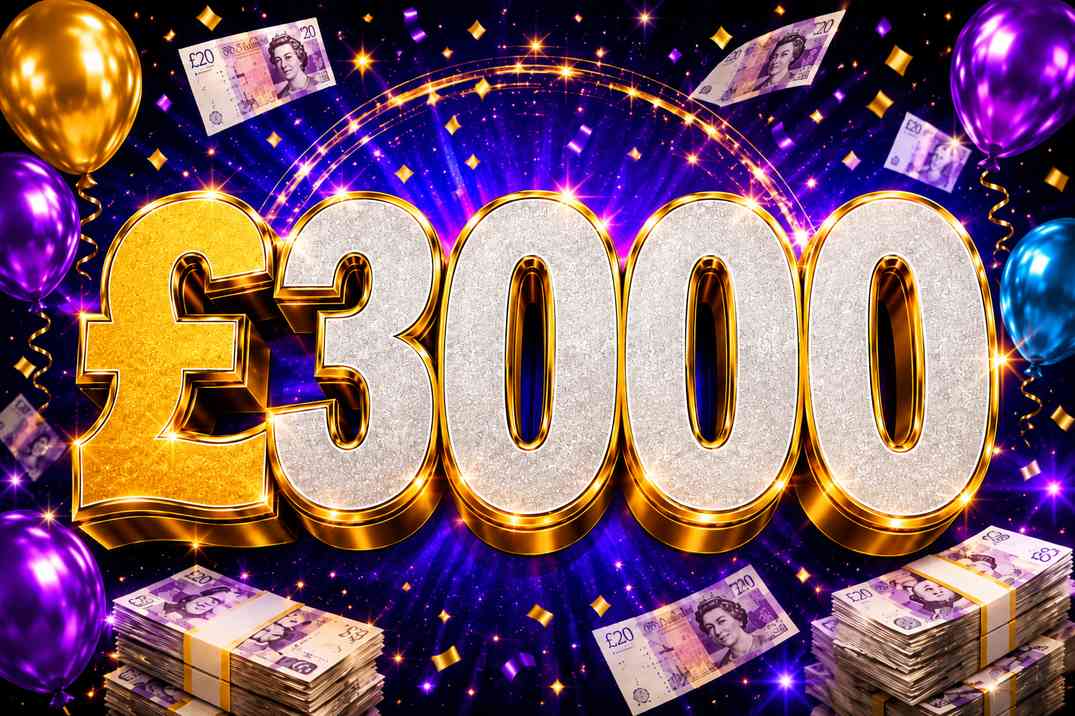 £3000 CASH